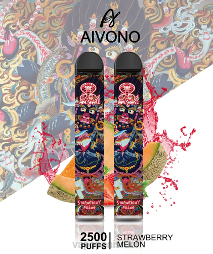 E Cigarette Liquid - Aivono AIM SNAKE 2500 P4D26320 מלון תות