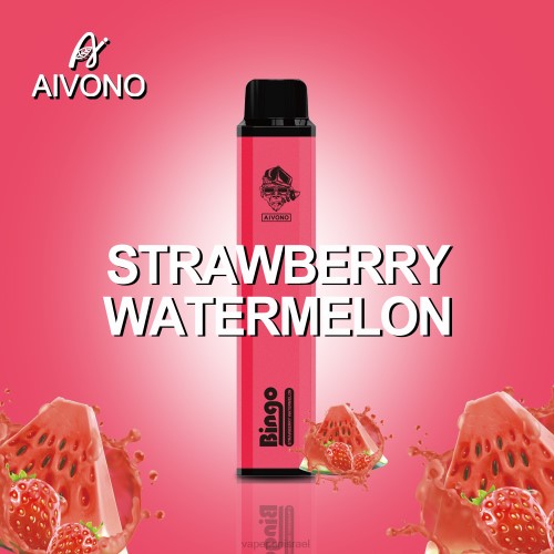 Vape Juice Israel - Aivono AIM BINGO 4000 P4D26133 אבטיח תות