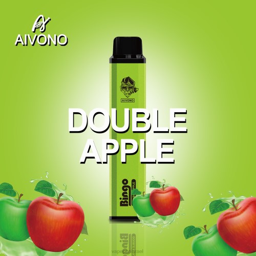 Vape Juice Israel - Aivono AIM BINGO 4000 P4D26138 תפוח כפול