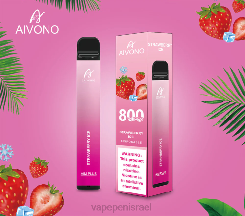 Vape Juice Israel - Aivono AIM PLUS 800 P4D26193 קרח תות