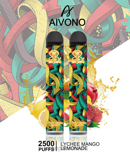 Vape Juice Israel - Aivono AIM SNAKE 2500 P4D26308 לימונדה מנגו ליצ'י
