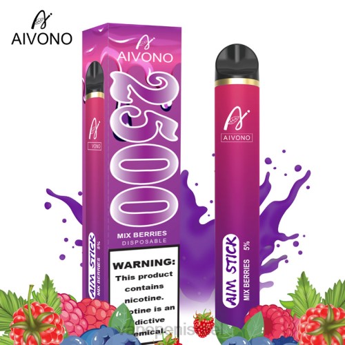 Vape Juice Israel - Aivono AIM STICK 2500 P4D26158 מערבבים פירות יער