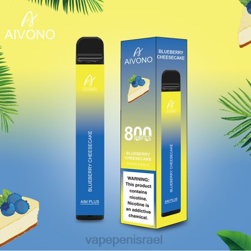 Vape Pen - Aivono AIM PLUS 800 P4D26174 עוגת גבינה אוכמניות