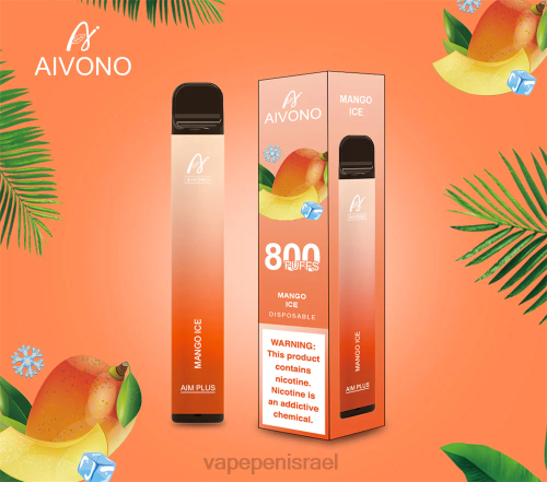 Vape Pen - Aivono AIM PLUS 800 P4D26184 קרח מנגו