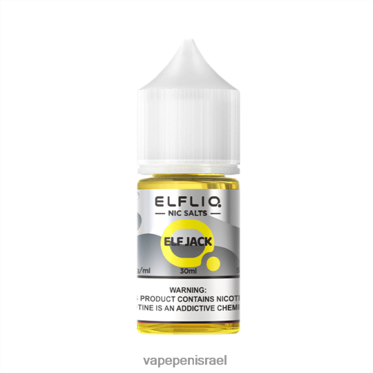 Disposable Vape Israel - ELFBAR ELFLIQ NIC SALT 30 מ"ל אלף ג'ק BNZBT617