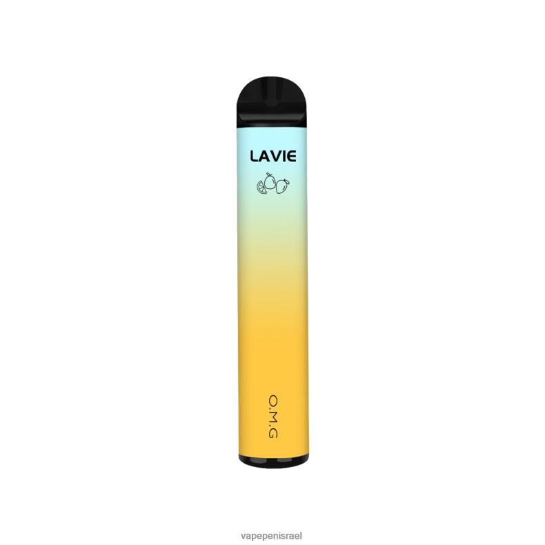 Disposable Vape Israel - LAVIE BAR 1600 שאיפות גויאבה מנגו כתומה Z64NND307