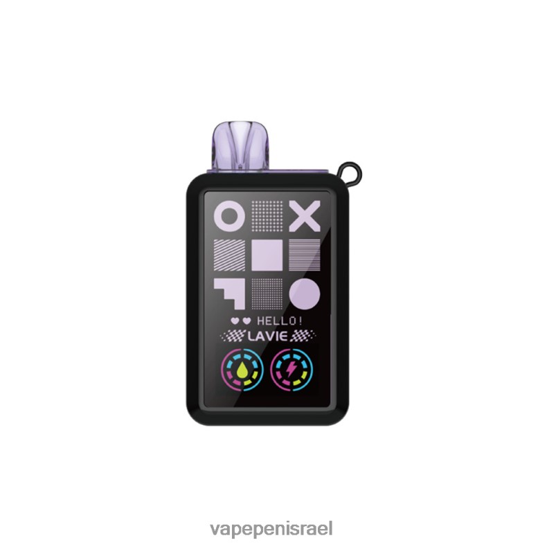 Disposable Vape Israel - LAVIE Cyber 20000 שאיפות קרח ענבים/קרח מנטה Z64NND27