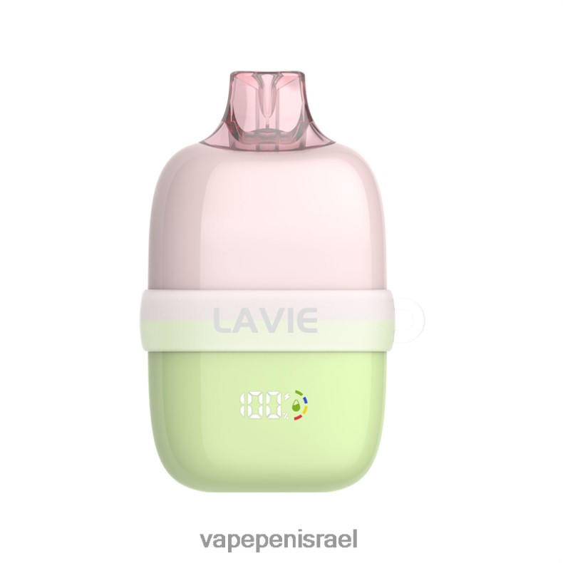 Disposable Vape Israel - LAVIE INSIDER 12000 שאיפות קרח ענבים ירוק Z64NND87