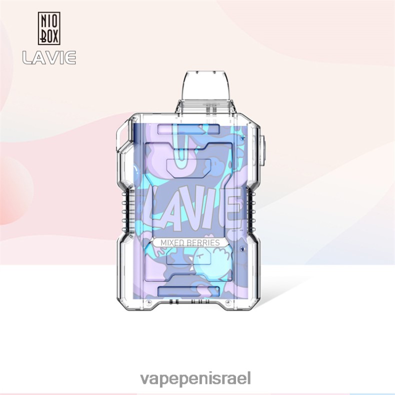 Disposable Vape Israel - LAVIE NIO BOX 9000 שאיפות פירות יער מעורבים Z64NND197