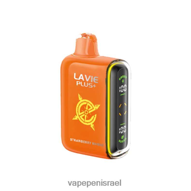 Disposable Vape Israel - LAVIE PLUS 15000 שאיפות מנגו תות Z64NND97