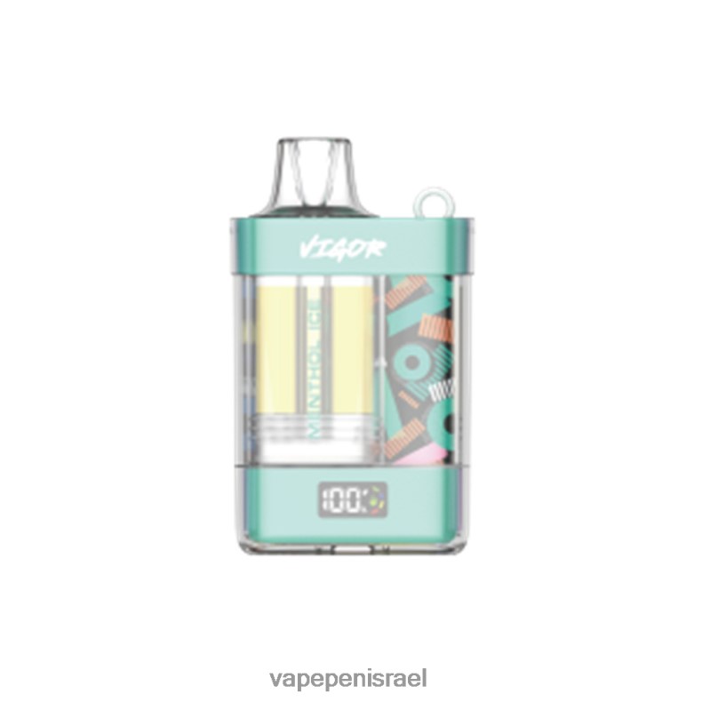 Disposable Vape Israel - LAVIE VIGOR 15000 שאיפות קרח מנטול Z64NND2