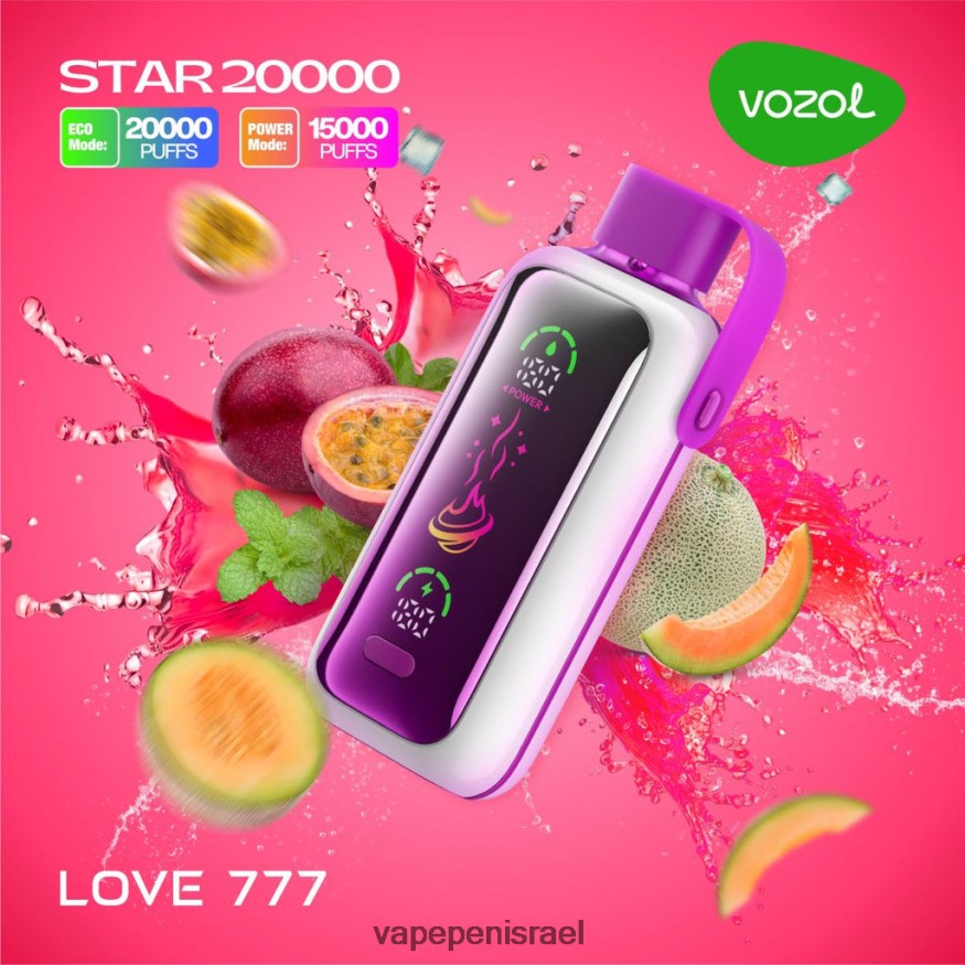Disposable Vape Israel - VOZOL STAR 20000 LB8R4L12 אוהב 777