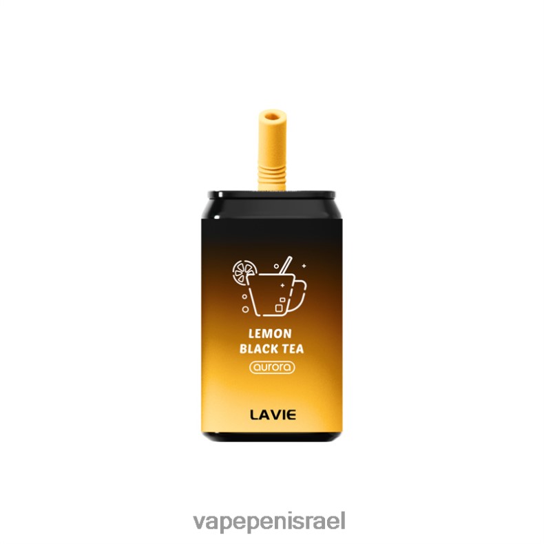 E Cigarette Liquid - LAVIE Aurora 11000 שאיפות תה שחור לימון Z64NND150