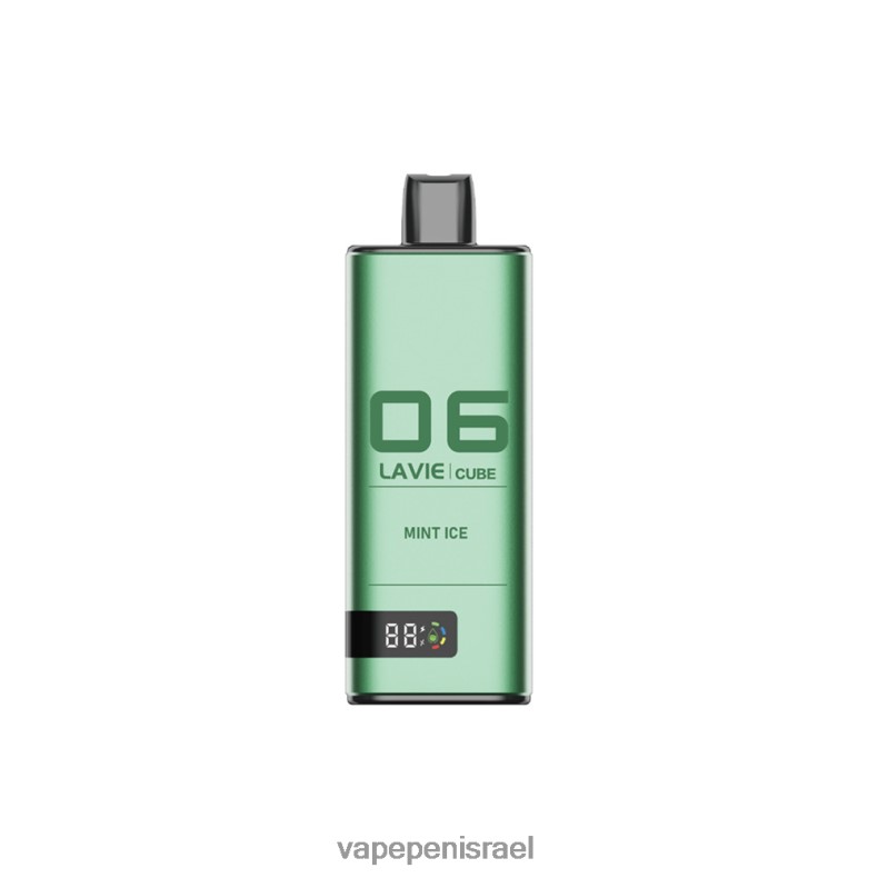 E Cigarette Liquid - LAVIE Cube 20000 שאיפות קרח מנטה Z64NND40