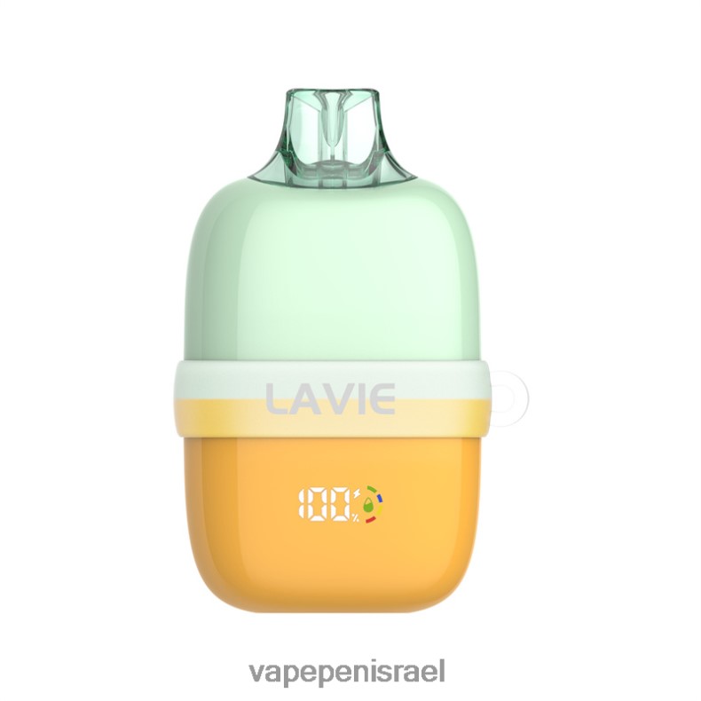 E Cigarette Liquid - LAVIE INSIDER 12000 שאיפות קרח כתום Z64NND90