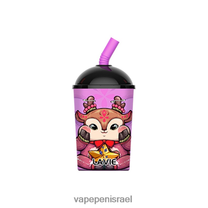 E Cigarette Liquid - LAVIE Max Cup 8000 שאיפות קרח ענבים Z64NND260