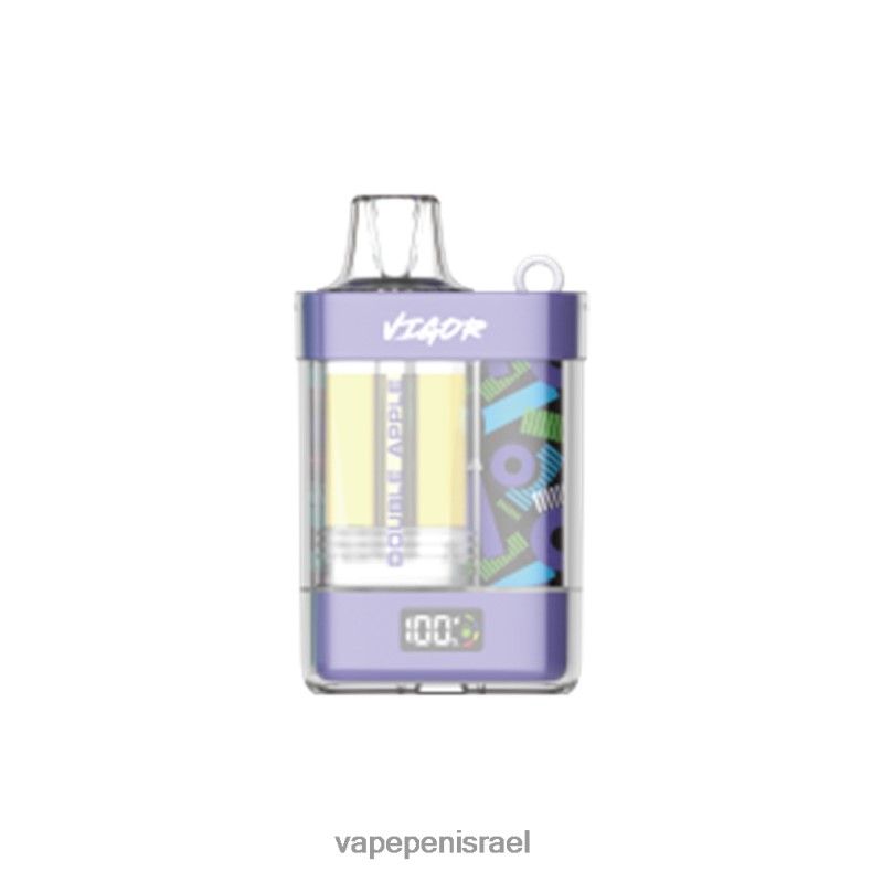 E Cigarette Liquid - LAVIE VIGOR 15000 שאיפות תפוח כפול Z64NND5