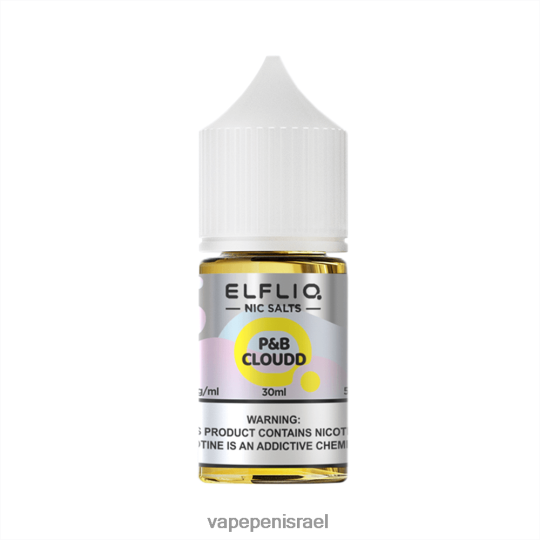 Vape Israel - ELFBAR ELFLIQ NIC SALT 30 מ"ל P&B Cloudd BNZBT621