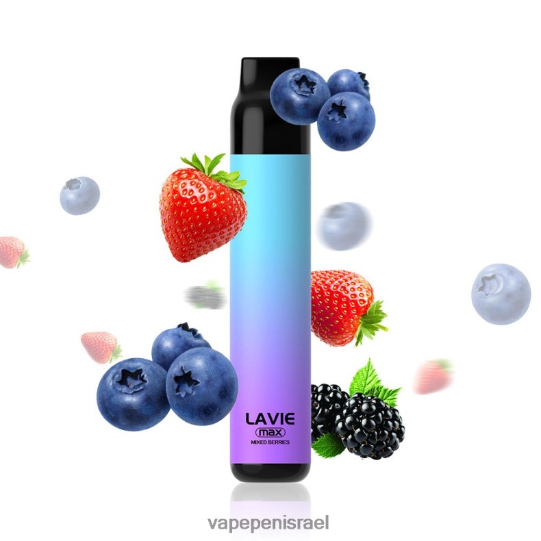 Vape Israel - LAVIE BAR 5000 שאיפות - מקסימום פירות יער מעורבים Z64NND281