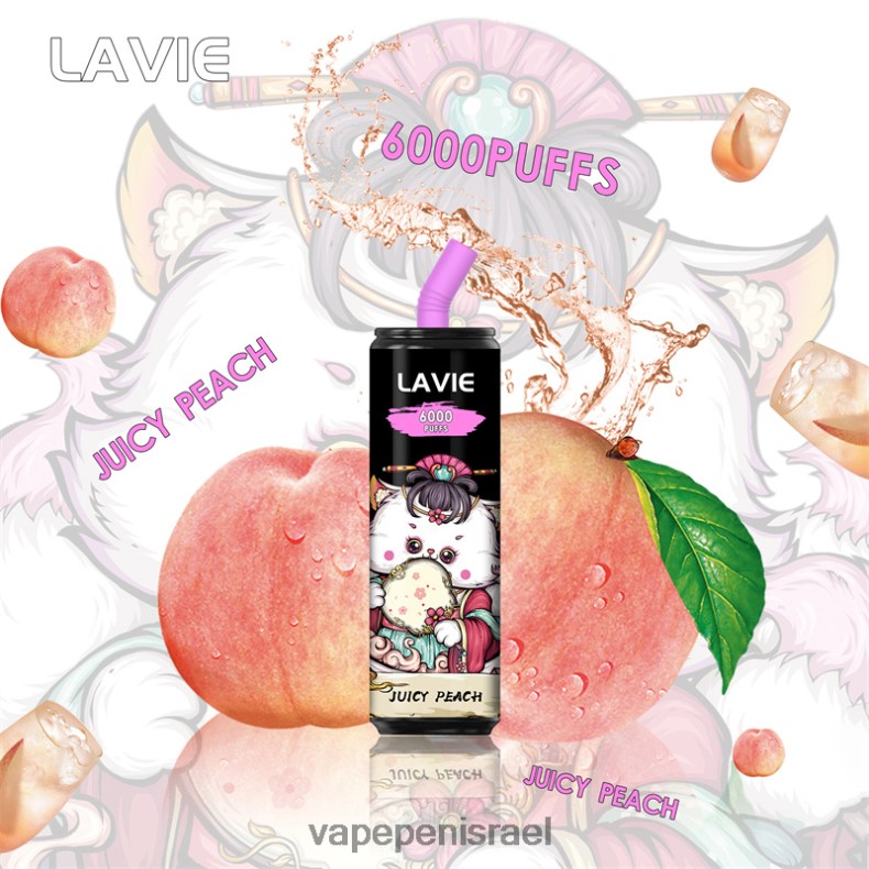 Vape Israel - LAVIE Coke BAR 6000 שאיפות אפרסק עסיסי Z64NND271