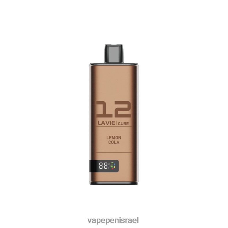 Vape Israel - LAVIE Cube 20000 שאיפות קולה לימון Z64NND46