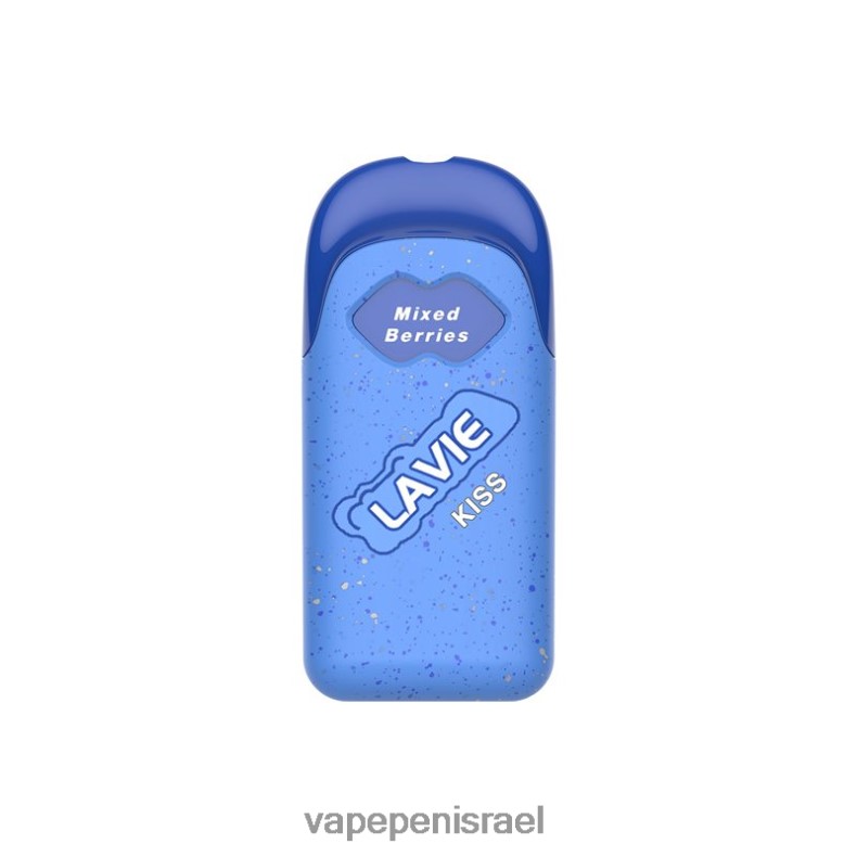 Vape Israel - LAVIE KISS 8000 שאיפות פירות יער מעורבים Z64NND111