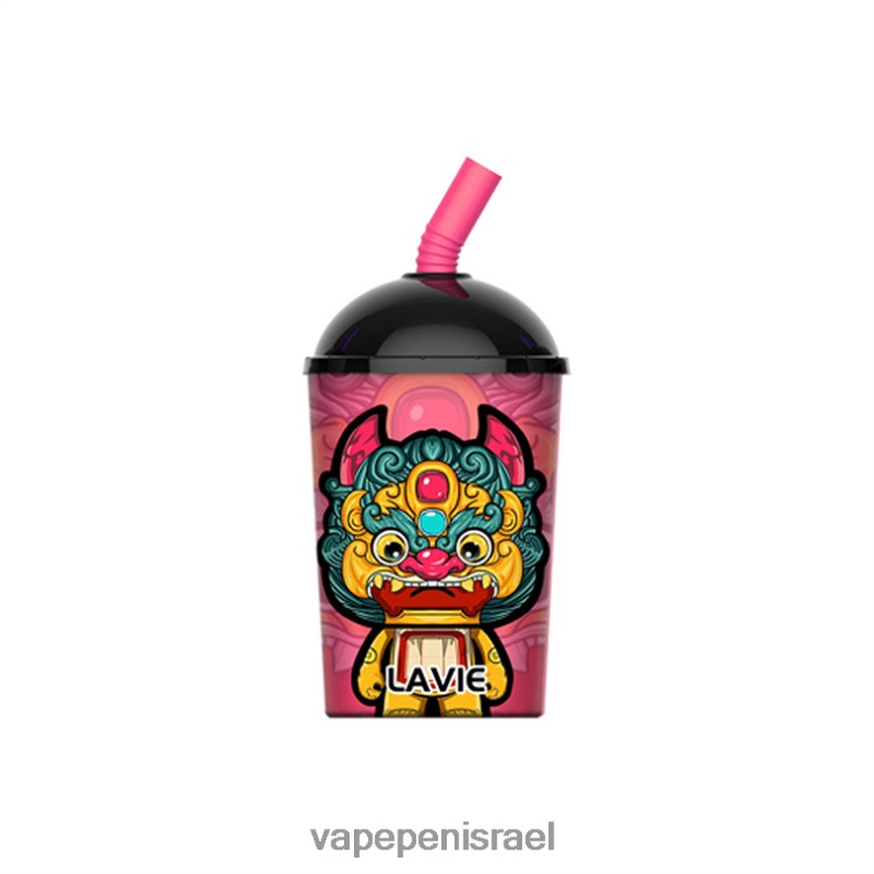 Vape Israel - LAVIE Max Cup 8000 שאיפות קרח תות מנגו Z64NND266