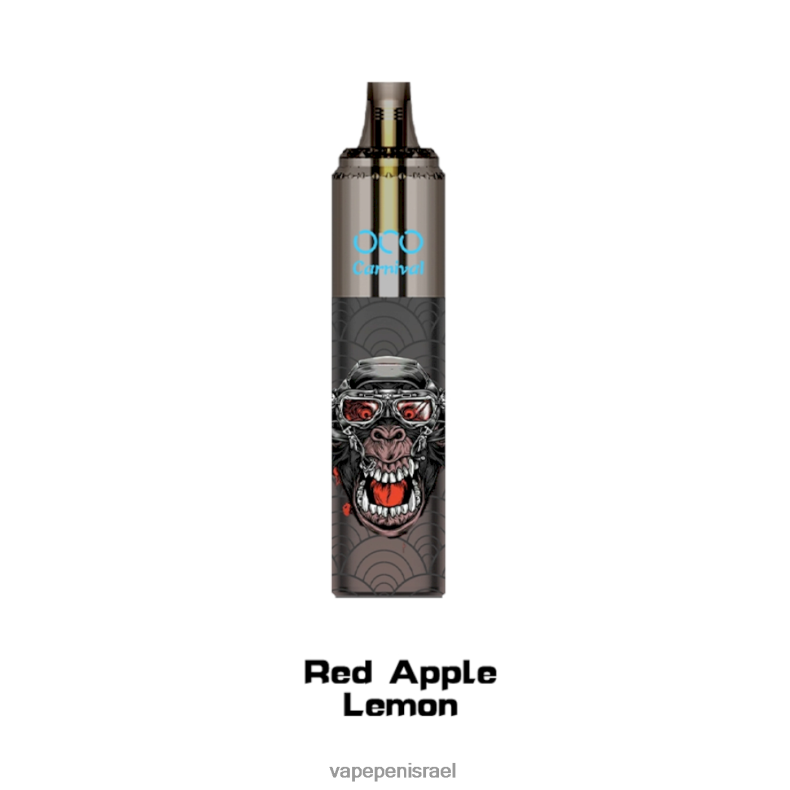 Vape Israel - LAVIE OCO קרנבל 10000 שאיפות לימון תפוח אדום Z64NND356