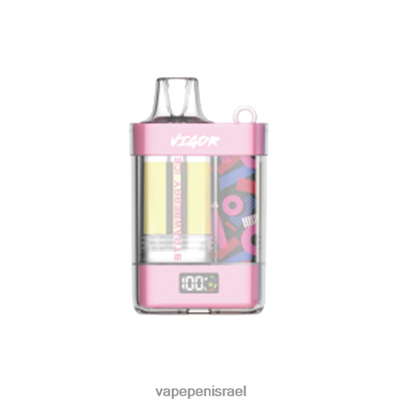 Vape Israel - LAVIE VIGOR 15000 שאיפות קרח תות Z64NND1