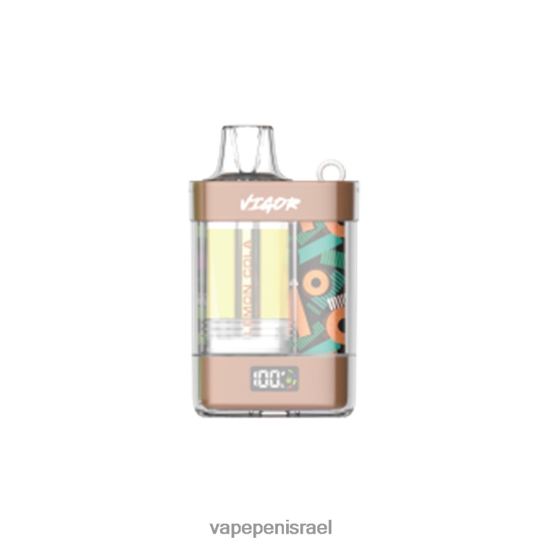 Vape Israel - LAVIE VIGOR 15000 שאיפות קולה לימון Z64NND6
