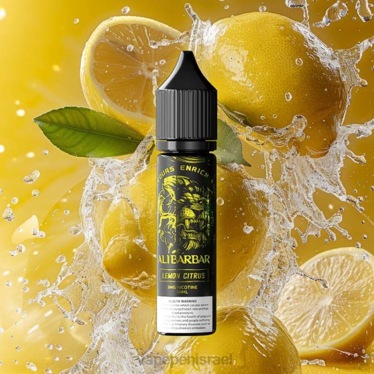 Vape Juice Israel - Alibarbar אוניקס נרגילה הדרים לימון 2264108