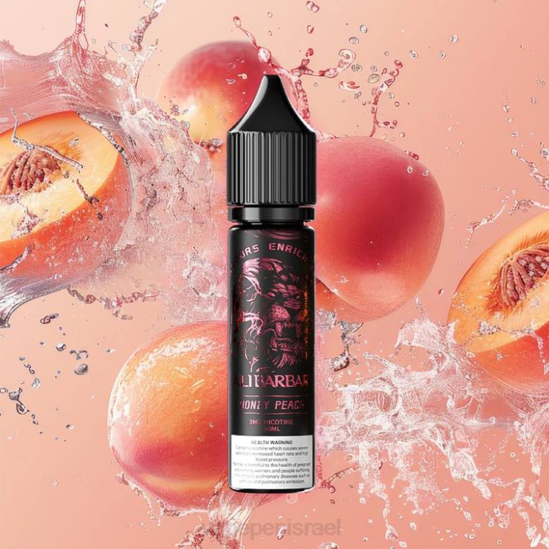 Vape Juice Israel - Alibarbar רציף אוניקס נרגילה דבש אפרסק BJDJ106