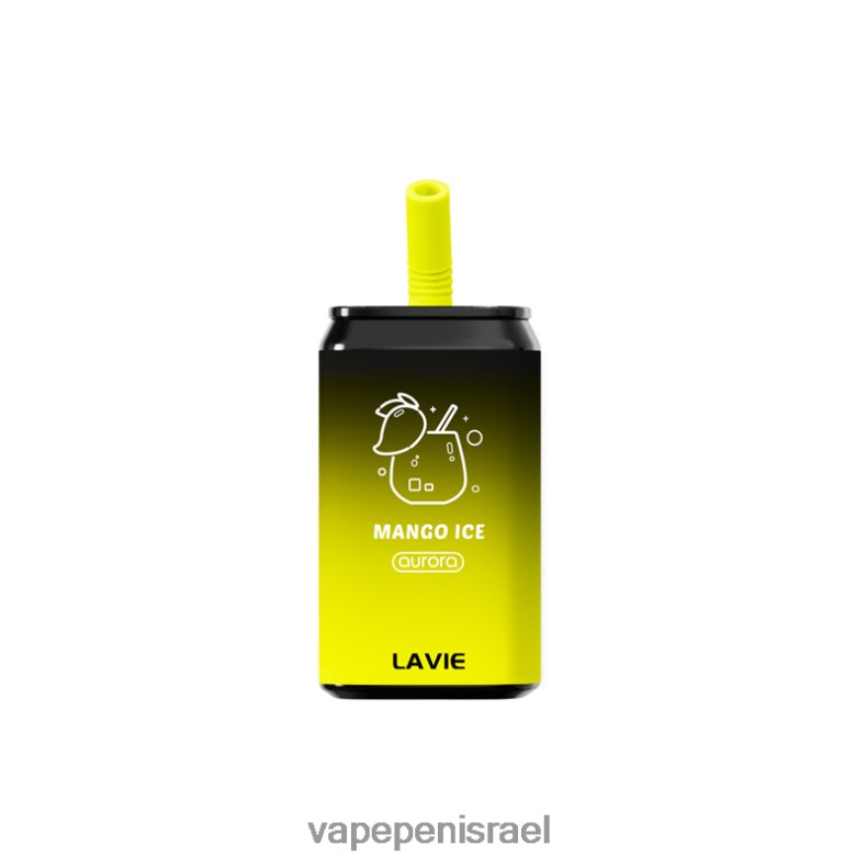 Vape Juice Israel - LAVIE Aurora 11000 שאיפות קרח מנגו Z64NND143