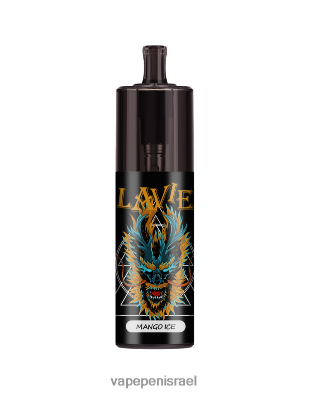 Vape Juice Israel - LAVIE COLOUR BAR בקרת זרימת אוויר של 10000 שאיפות קרח מנגו Z64NND328