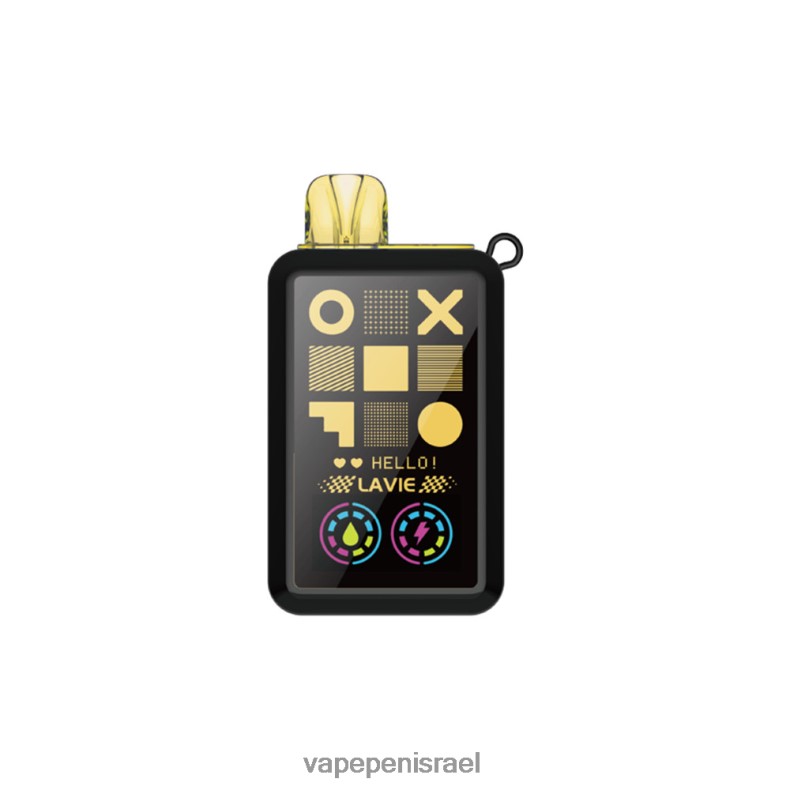 Vape Juice Israel - LAVIE Cyber 20000 שאיפות קרח אננס/קרח טארו Z64NND33