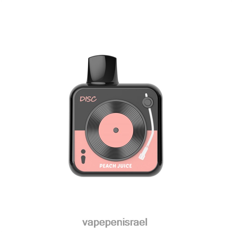 Vape Juice Israel - LAVIE DISC 10000 שאיפות מיץ אפרסקים Z64NND163