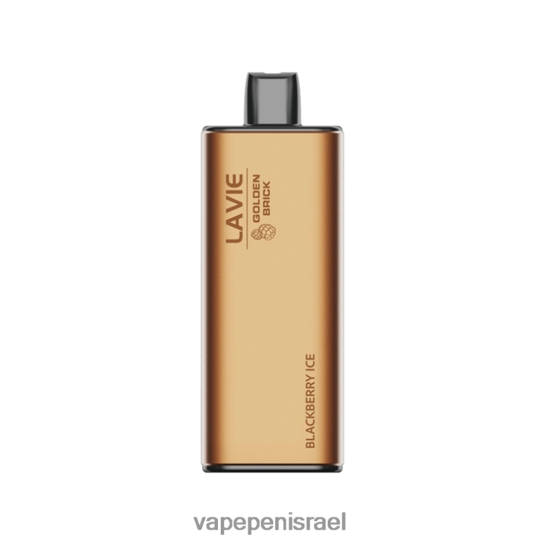 Vape Juice Israel - LAVIE GOLDEN BRICK 10000 שאיפות קרח אוכמניות Z64NND53