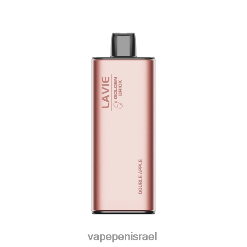 Vape Juice Israel - LAVIE GOLDEN BRICK 10000 שאיפות תפוח כפול Z64NND58