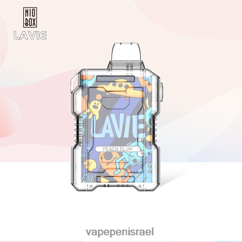 Vape Juice Israel - LAVIE NIO BOX 9000 שאיפות שזיף אפרסק Z64NND198