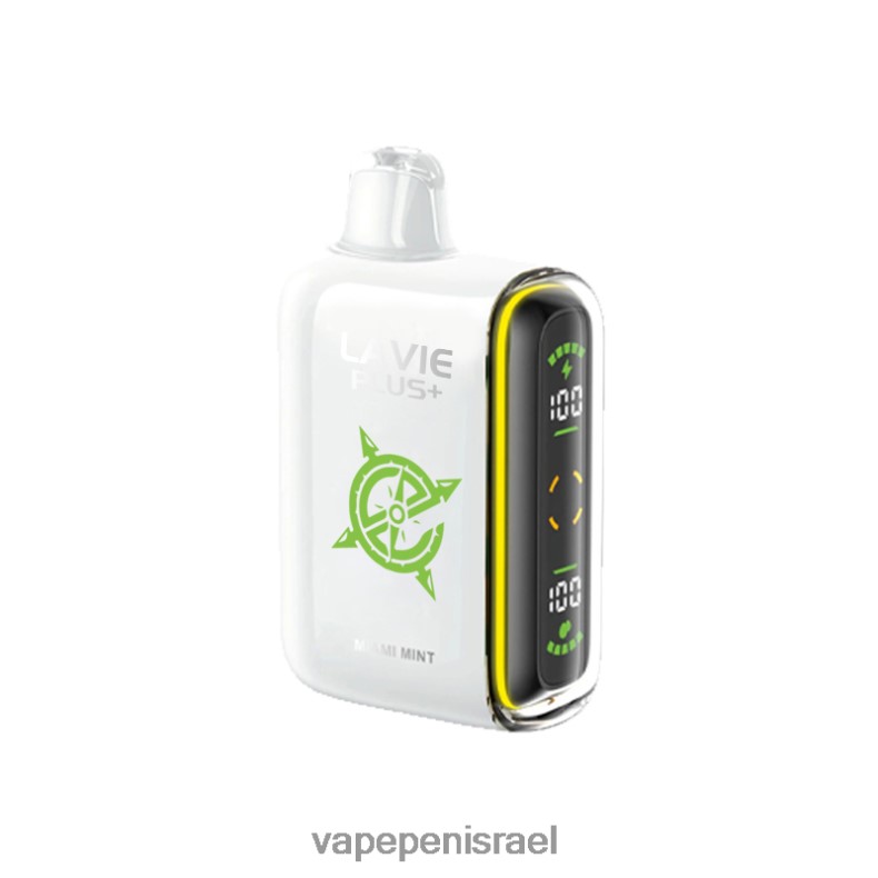 Vape Juice Israel - LAVIE PLUS 15000 שאיפות מיאמי מנטה Z64NND98