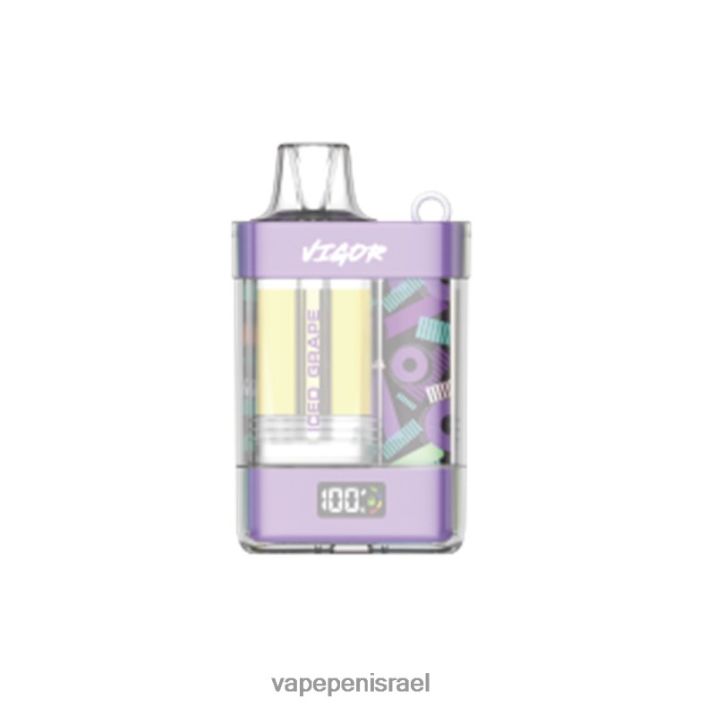 Vape Juice Israel - LAVIE VIGOR 15000 שאיפות ענבים קפואים Z64NND8