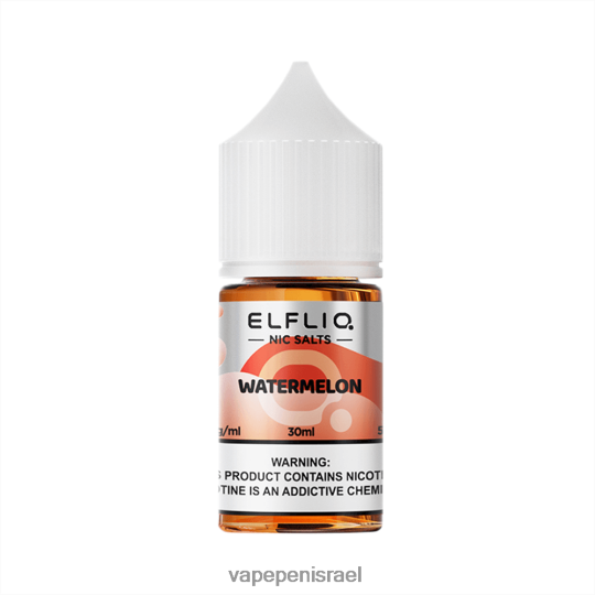 Vape Pen - ELFBAR ELFLIQ NIC SALT 30 מ"ל אֲבַטִיחַ BNZBT634