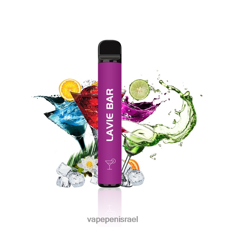 Vape Pen - LAVIE BAR 2% פחזניות בגרסה 800 קוקטייל Z64NND319