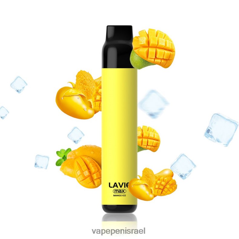 Vape Pen - LAVIE BAR 5000 שאיפות - מקסימום קרח מנגו Z64NND279