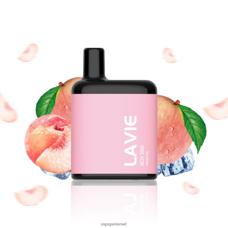 Vape Pen - LAVIE BOX 3500 שאיפות קרח אפרסק Z64NND209