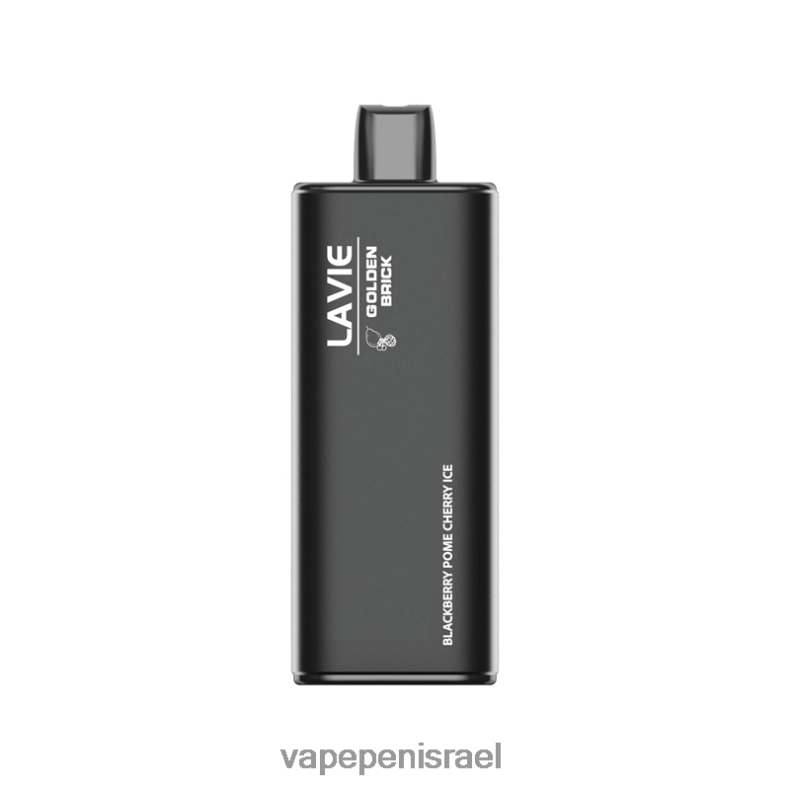 Vape Pen - LAVIE GOLDEN BRICK 10000 שאיפות אוכמניות פום דובדבן קרח Z64NND54