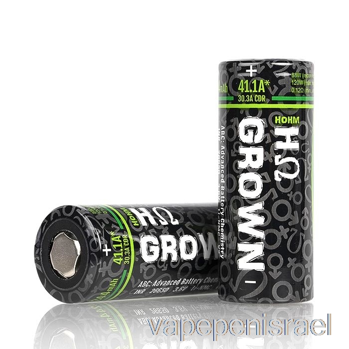 חד פעמי Vape Israel Hohm Tech Grown 2 26650 4244mah 30.3a סוללה גדלה2 - סוללה בודדת