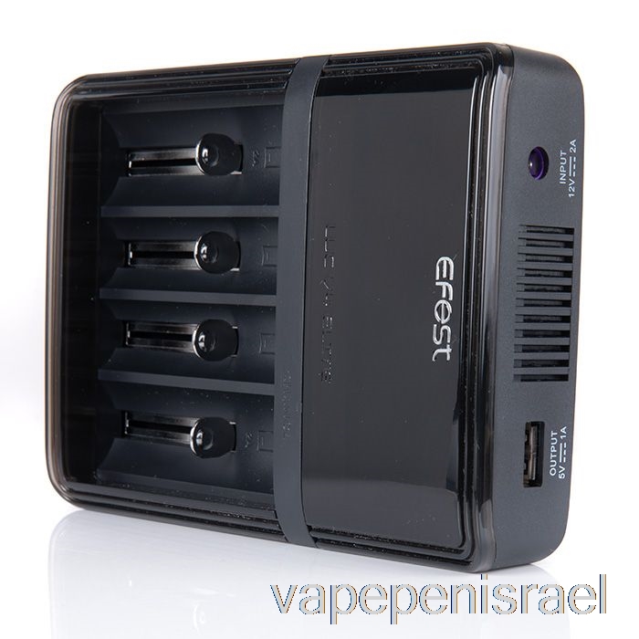 מטען חד פעמי Vape Israel Efest Luc V4 Elite Hd Lcd