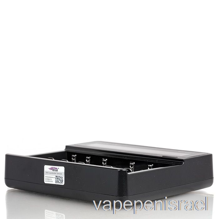 חד פעמי Vape Israel Efest Luc V6 מטען אוניברסלי LCD עם 6 מפרצים