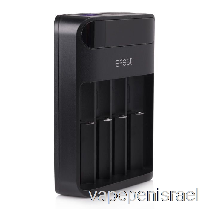 חד פעמי Vape Israel Efest שופע Q4 4-bay מטען סוללות לד אינטליגנטי